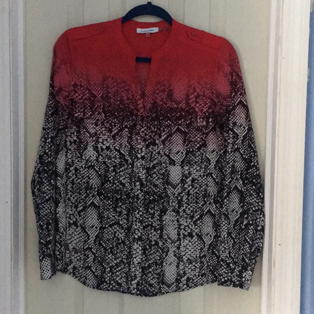 Calvin Klein long sleeve blouse